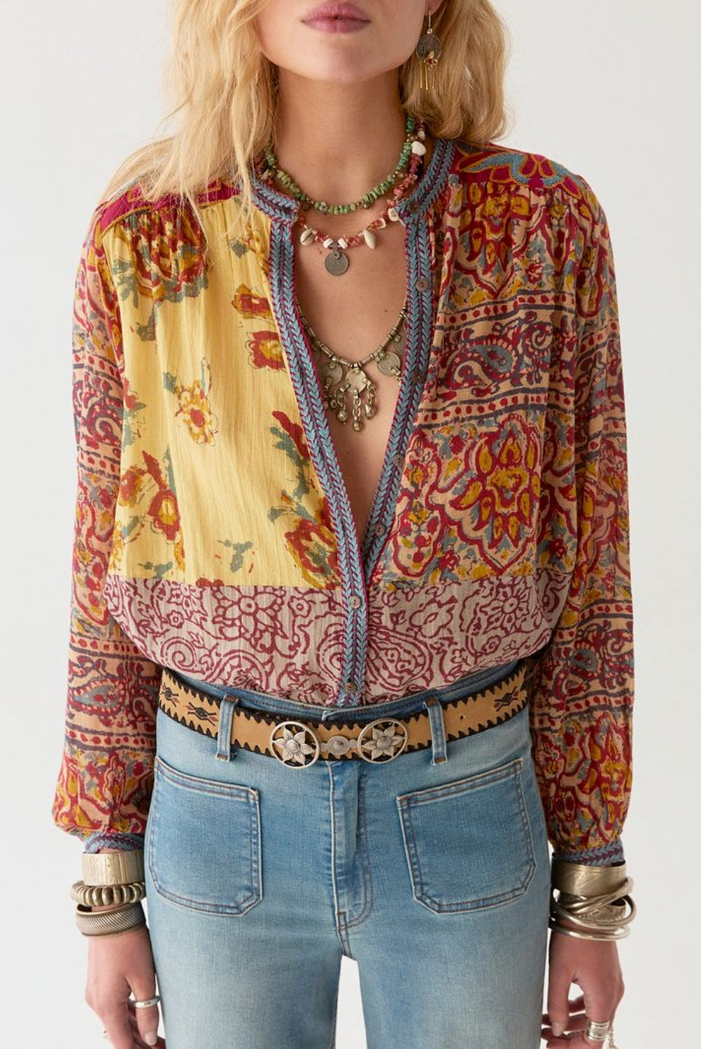 MAISON HOTEL LEANDRA BLOUSE MULUMBIMBY PATCH