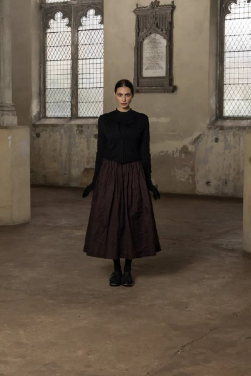 MEG BY DEISGN NYX TUTU SKIRT LONG CHOCOLATE
