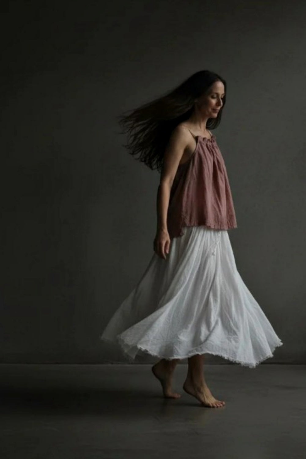 BOEM PARASOL SKIRT WHITE