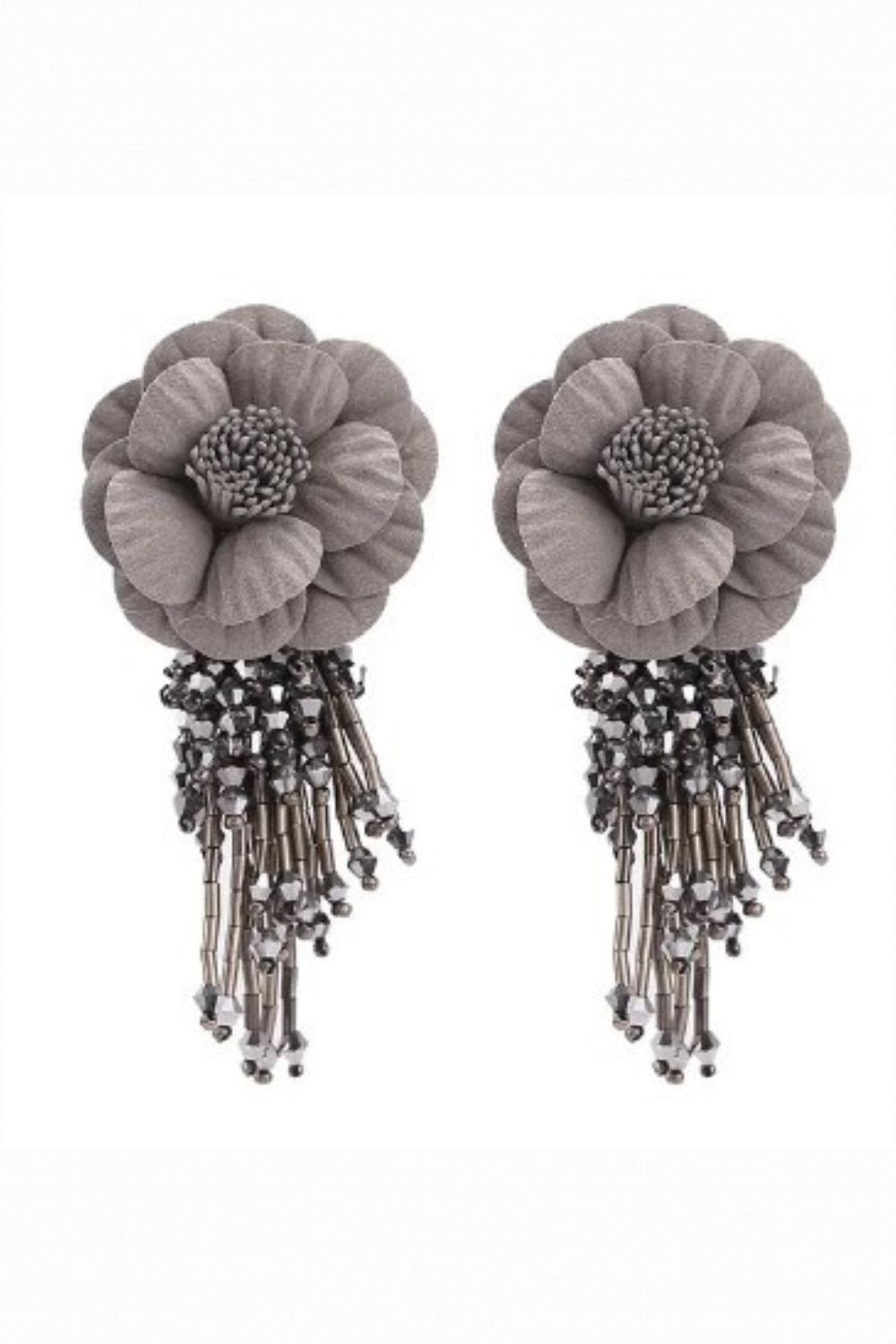 Grey earrings on sale