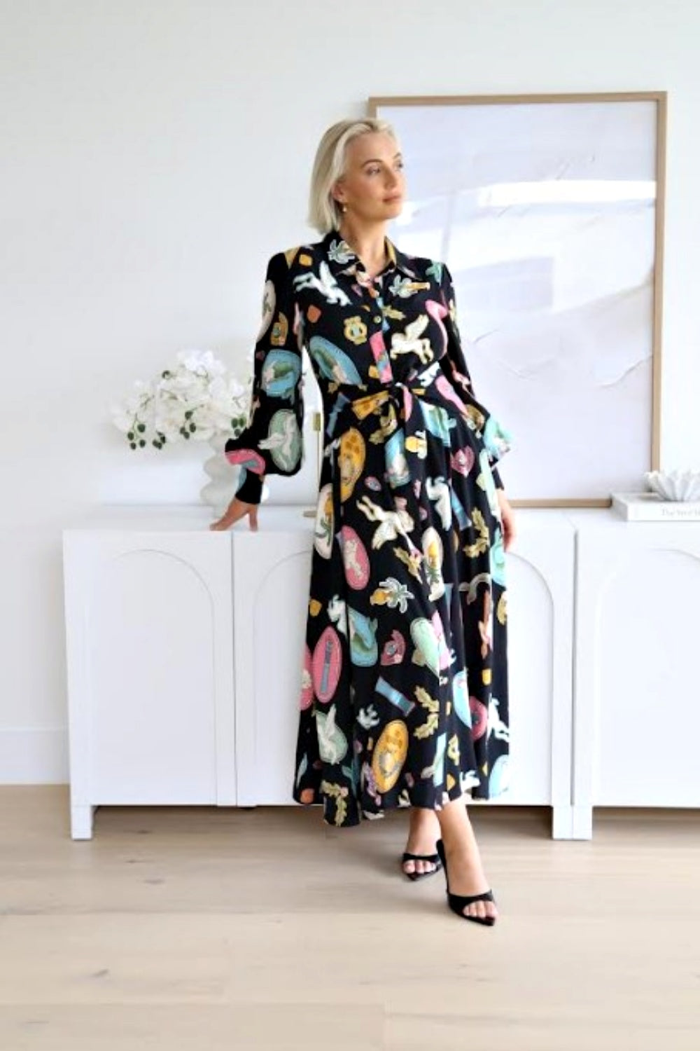 PUZZLES MAXI DRESS