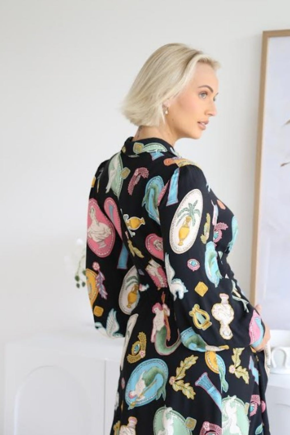 PUZZLES MAXI DRESS