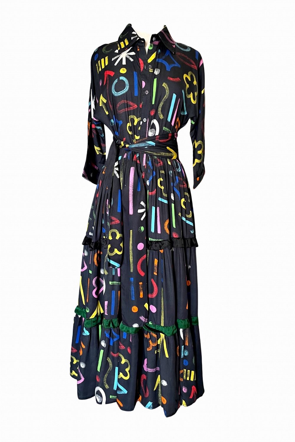 ROSELLE TIERED SHIRTMAKER GEMSTONE