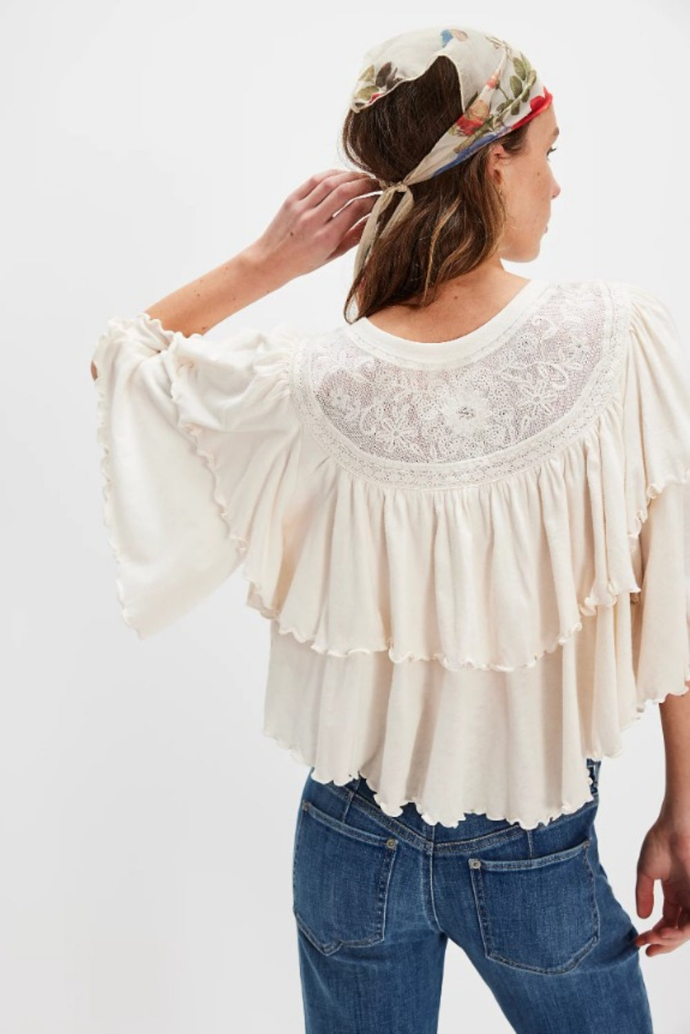 FREE PEOPLE ROSE PARTY TEE