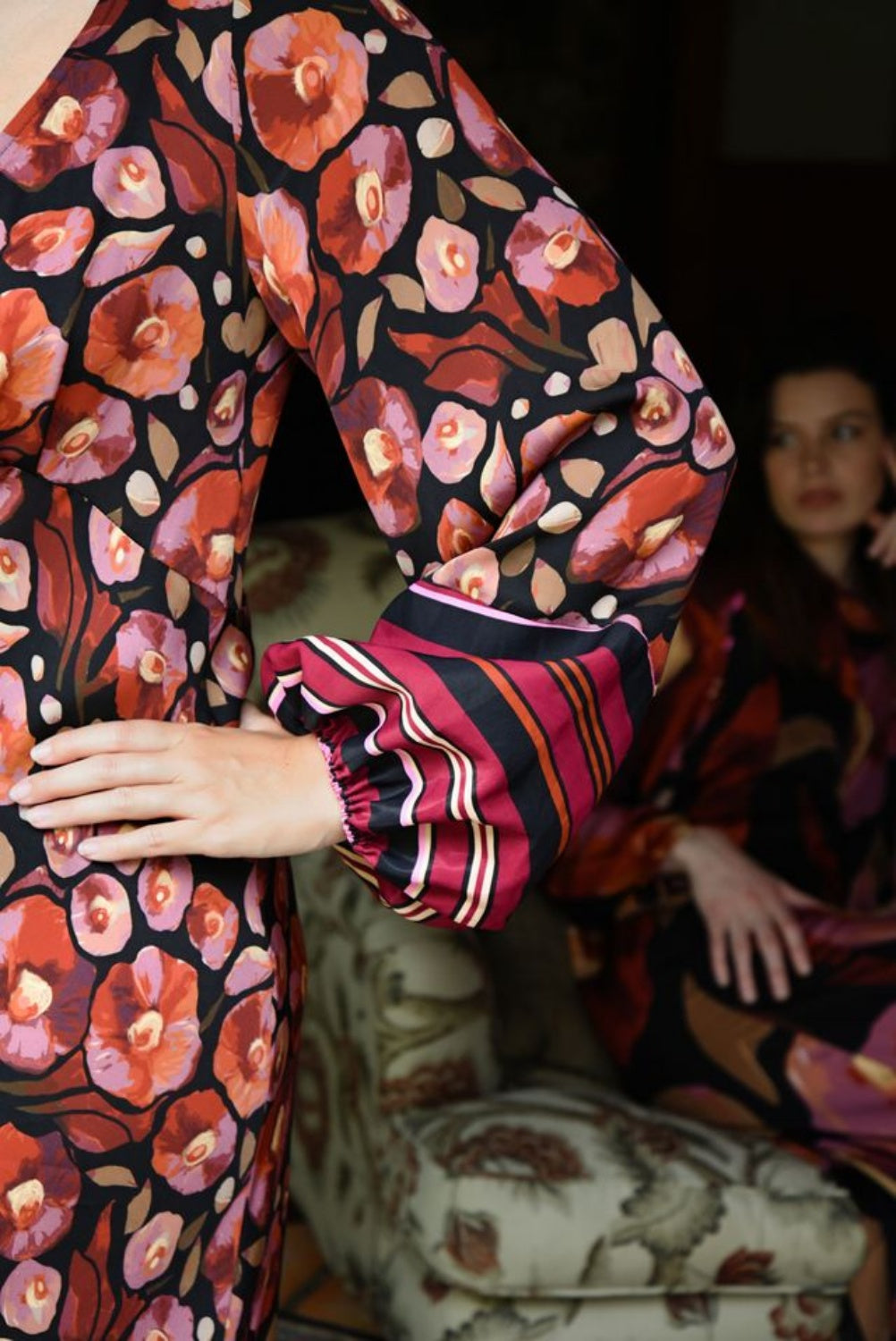 COOPER SLIP THROUGH DRESS BLOOM YOUR HEART OUT