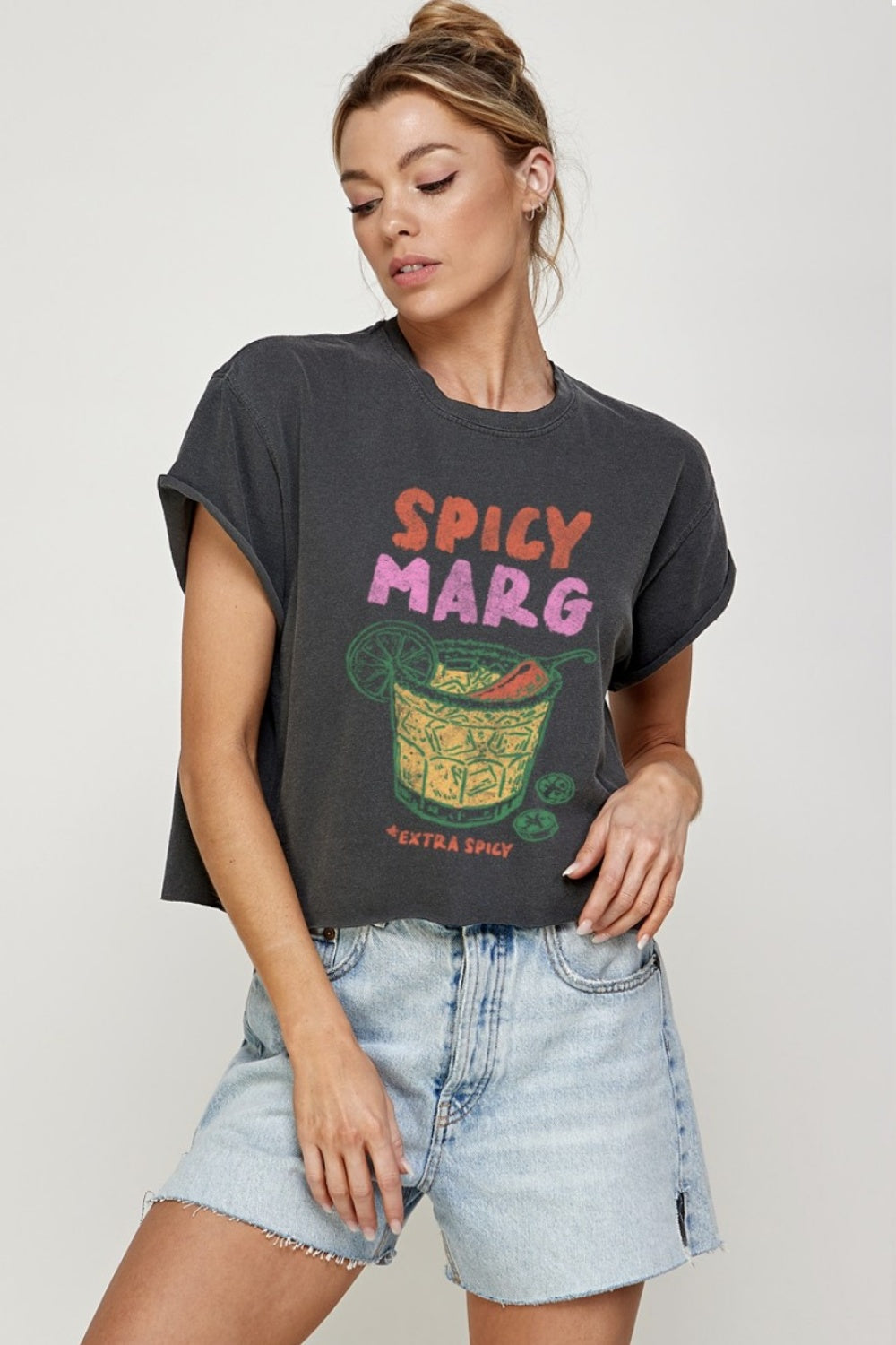 ILLUSTRATED SOCIETY SPICY MARG TEE PEPPER