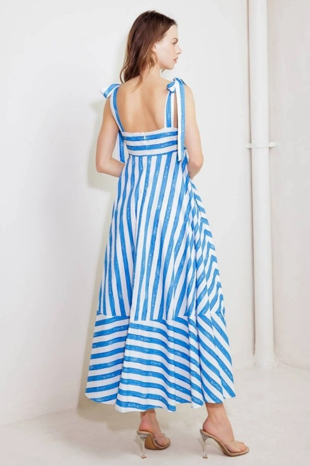 PALM BEACH STRIPED MAXI DRESS