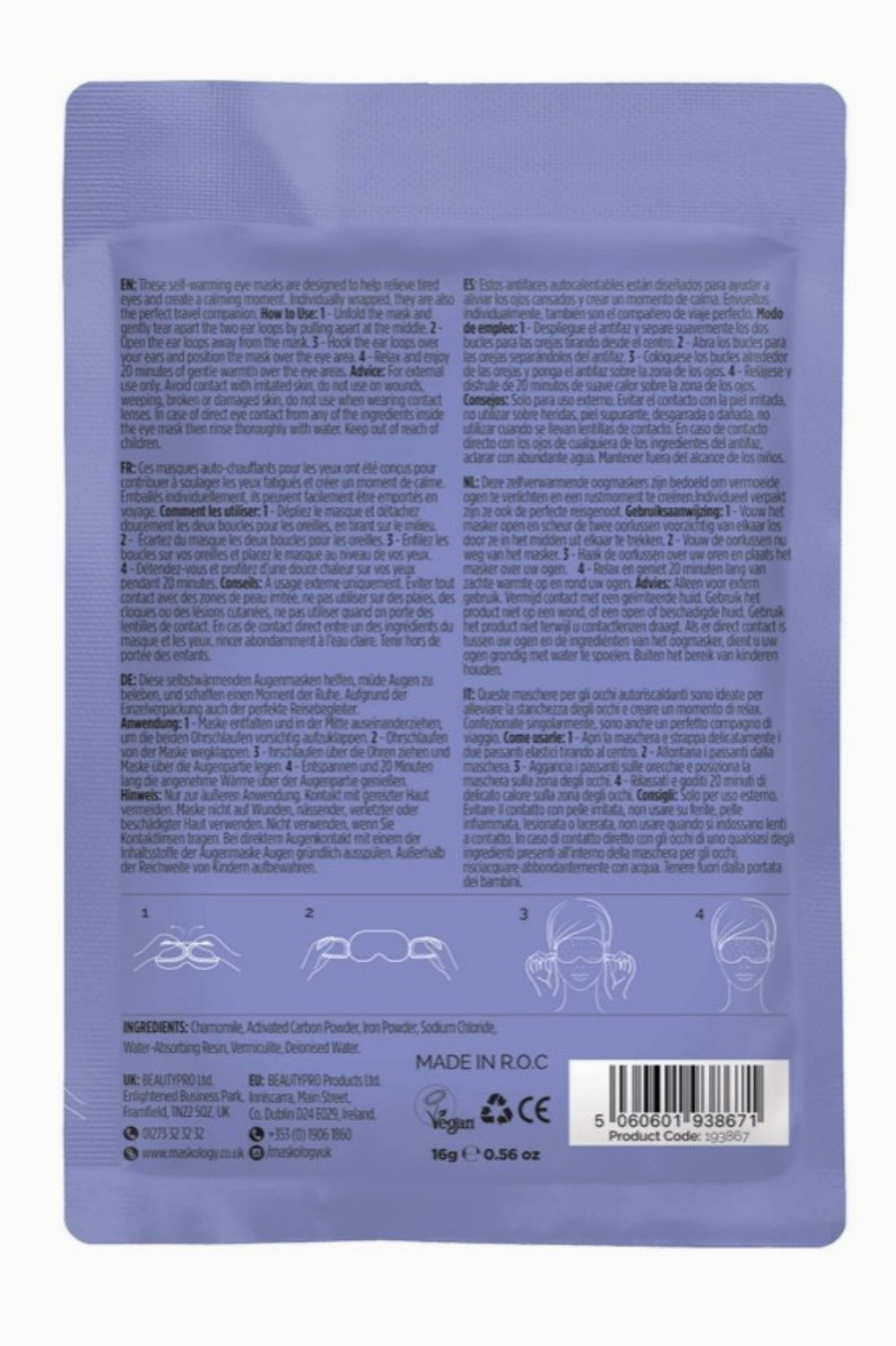 MASKOLOGY THERMOTHERAPY EYE MASK