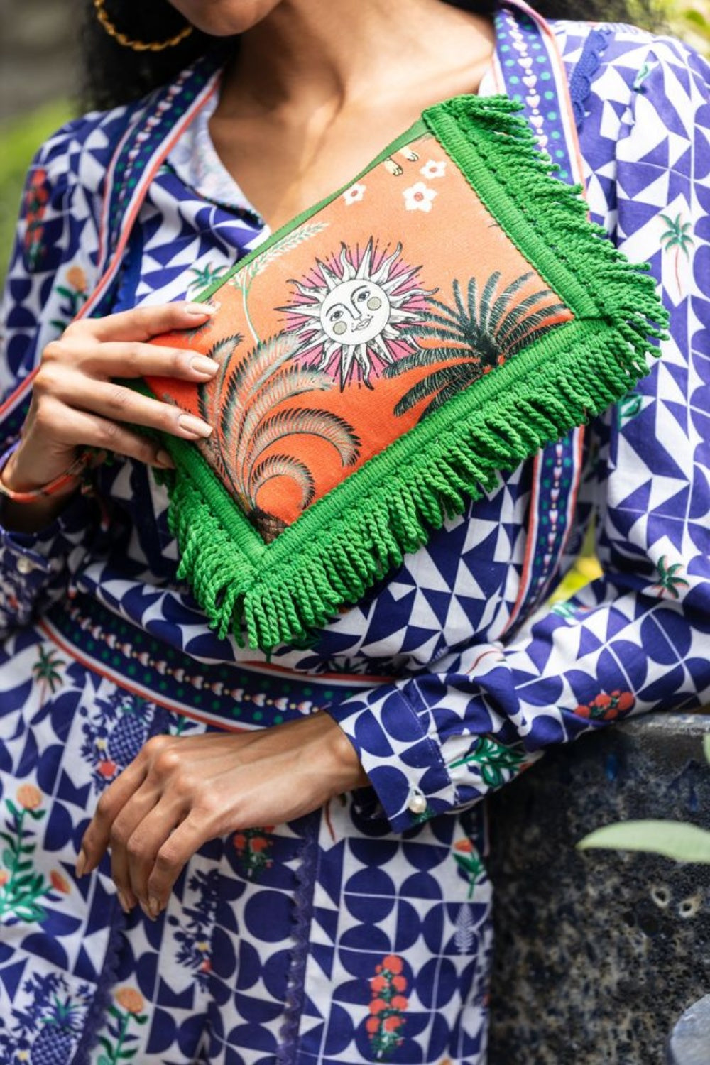 EMILY LOVELOCK TIGERLILY CLUTCH
