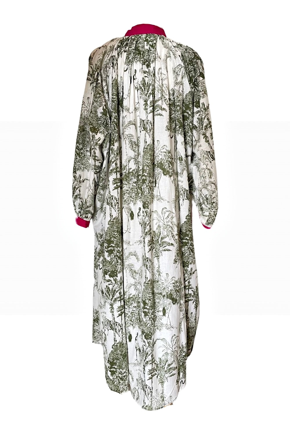 ROSELLE PHOENIX DUSTER DRESS OLIVE TOILE