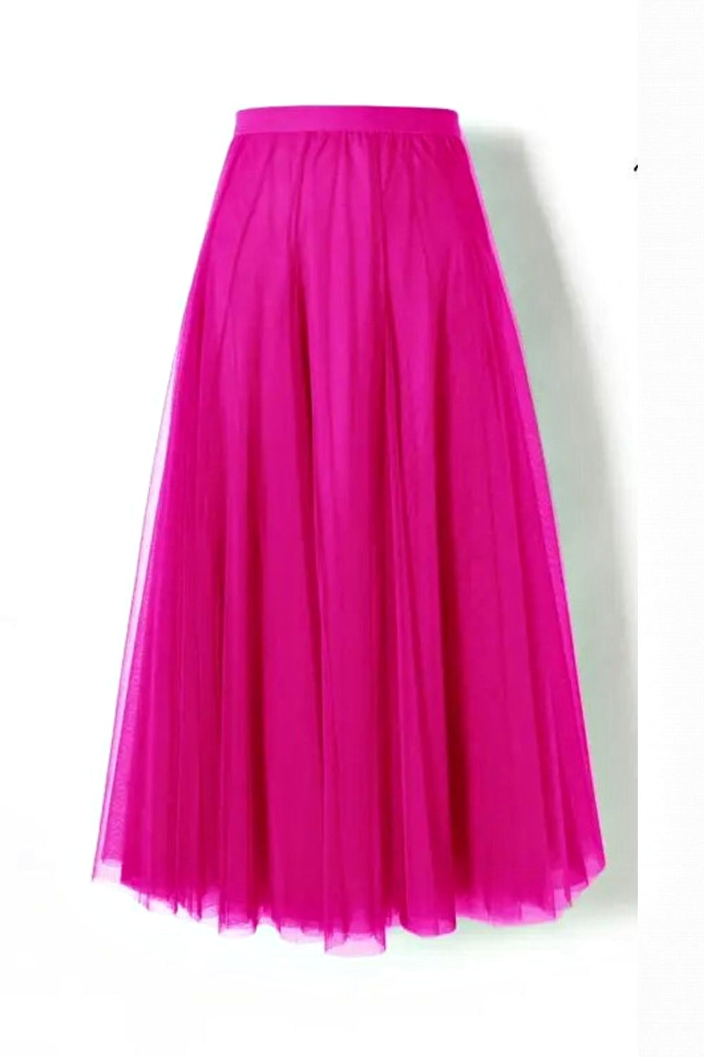 LOST + FOUND TANGO FOXTROT TULLE SKIRT RADIOACTIVE PINK