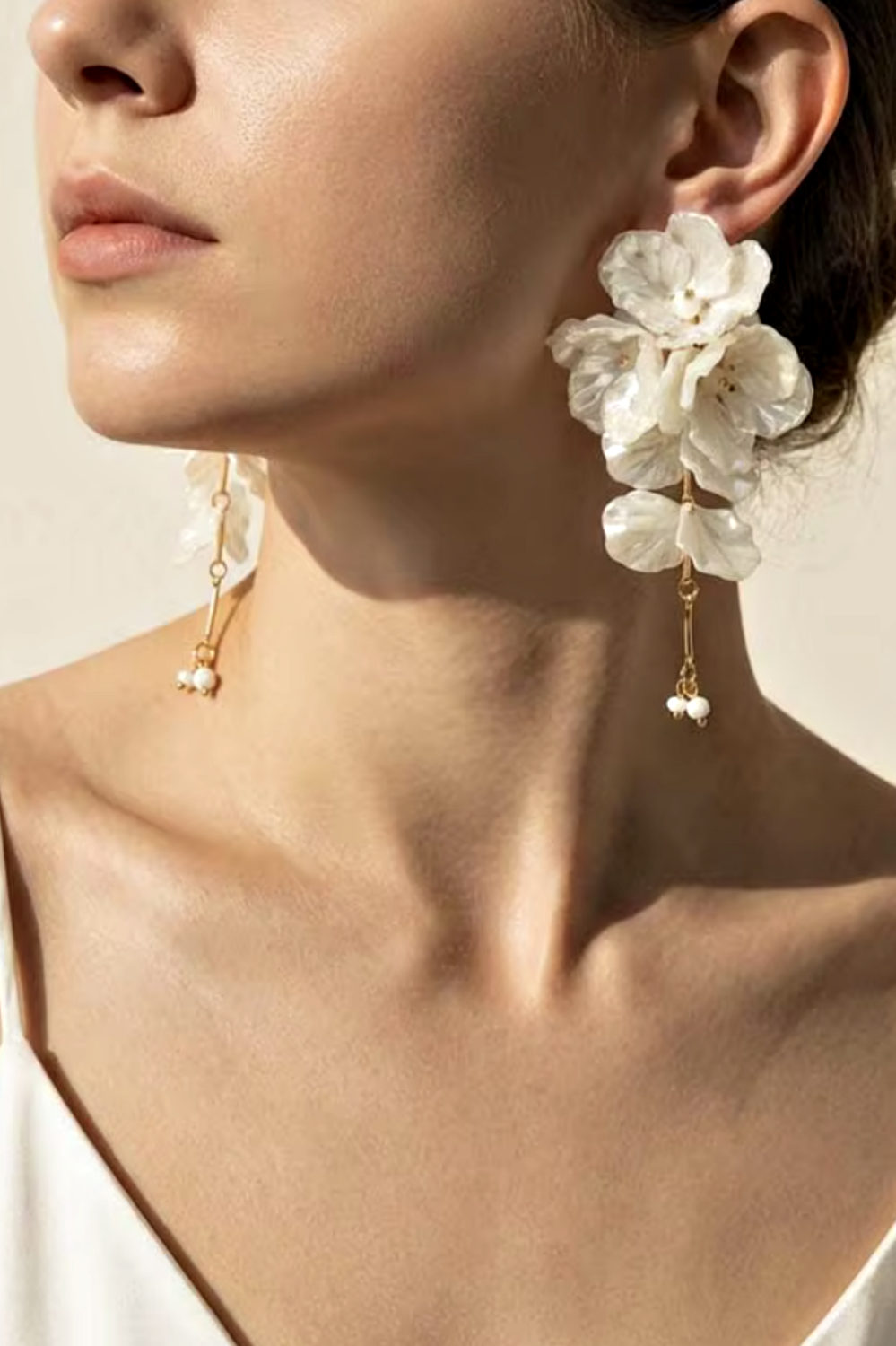 VIRGINIA EARRINGS IVORY