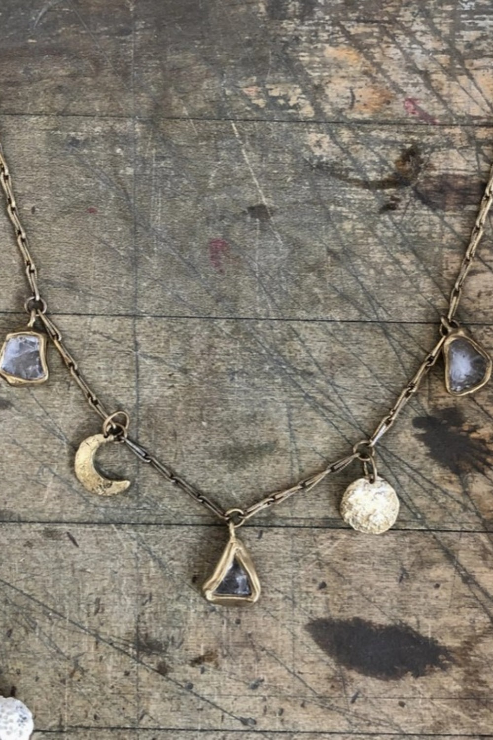 EMILIE SHAPIRO WAX + WANE NECKLACE