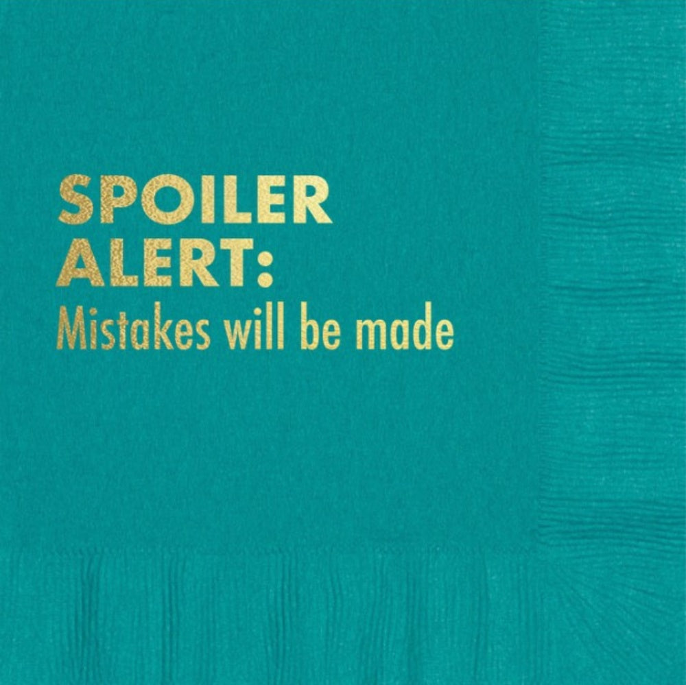 SPOILER ALERT PARTY NAPKIN