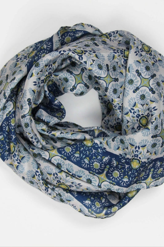 LES BELLES VAGABONDES MINI SCARF AGADIR YELLOW