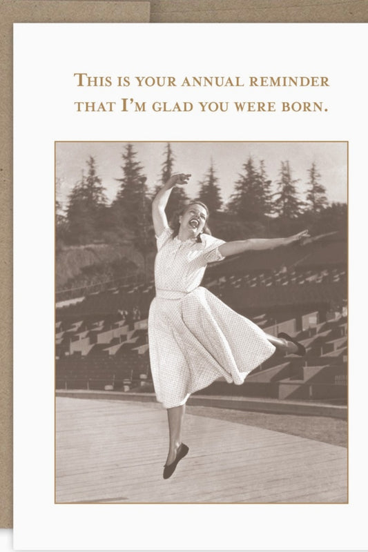ANNUAL REMINDER GREETING CARD