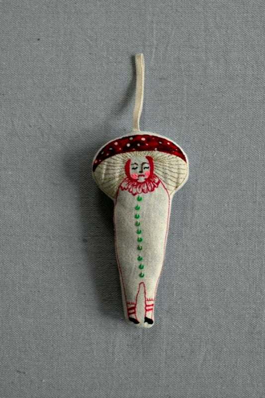 SKIPPY COTTON BABY MUSHROOM LAVENDER SCENTED ORNAMENT