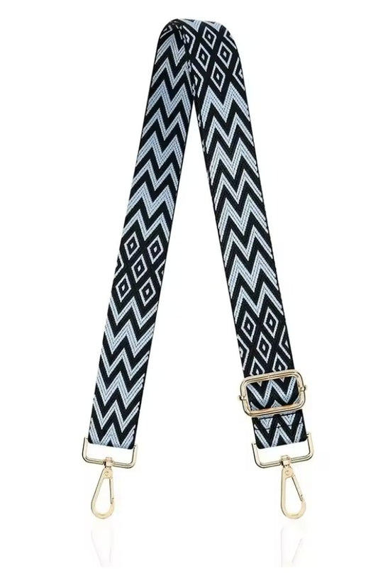 AZTEC ADJUSTABLE BAG STRAP BLUE
