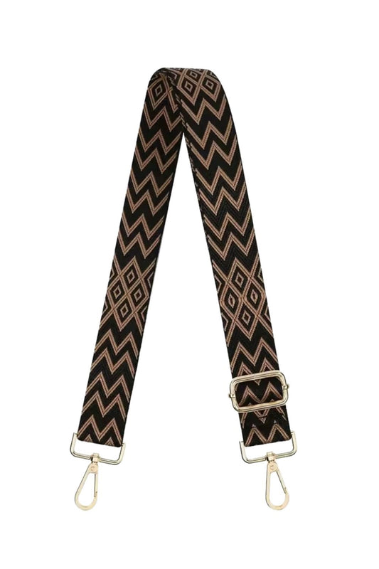 AZTEC ADJUSTABLE BAG STRAP LATTE
