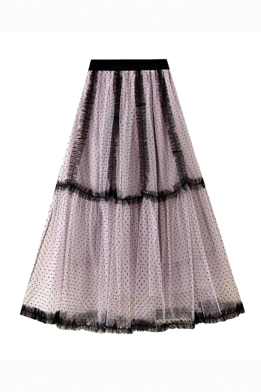 QUEENIE CAN CAN TULLE SKIRT PINK