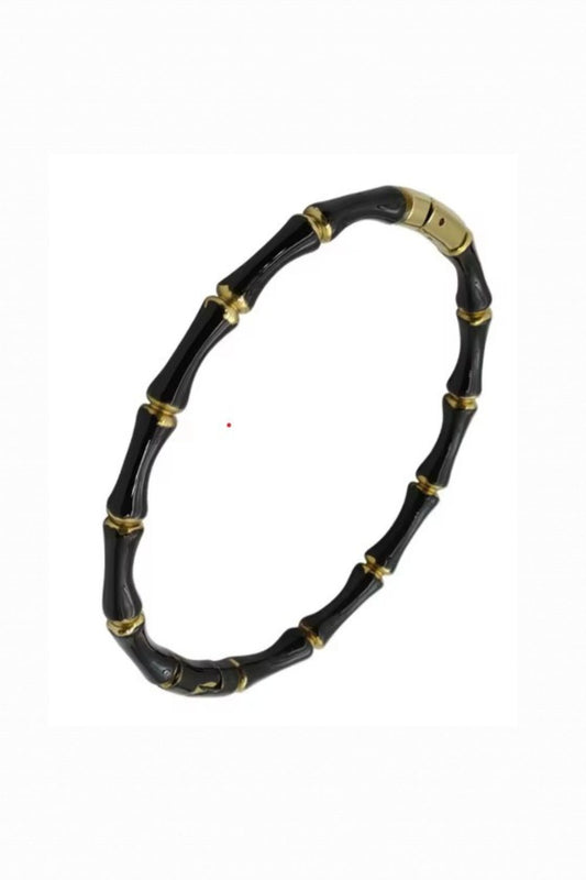 BAMBUCCI ENAMEL BANGLE BLACK
