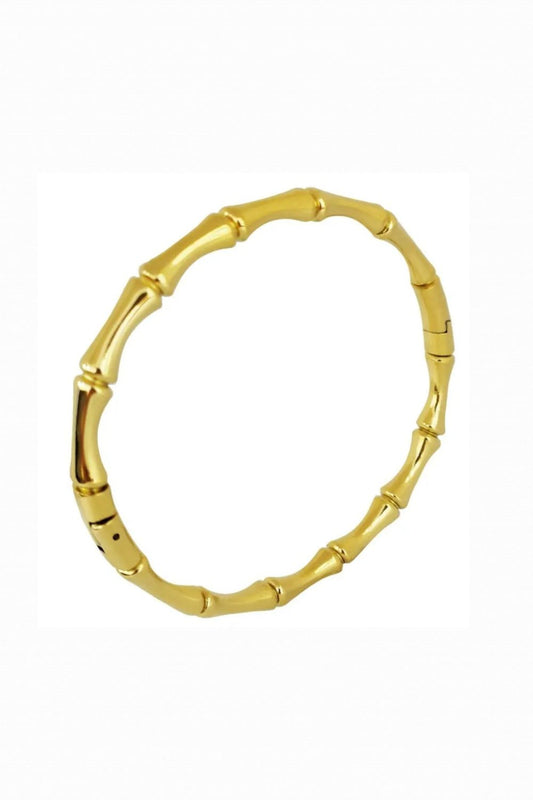 BAMBUCCI ENAMEL BANGLE GOLD