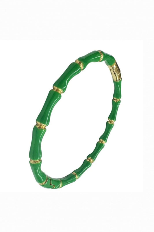BAMBUCCI ENAMEL BANGLE GREEN