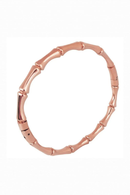 BAMBUCCI ENAMEL BANGLE ROSE GOLD