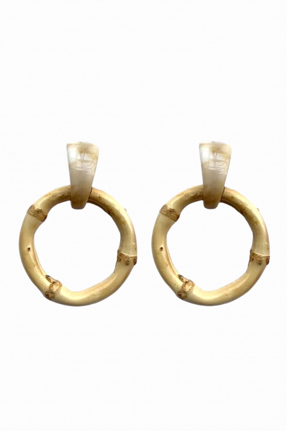 BAMBUCCI EARRINGS BLONDE