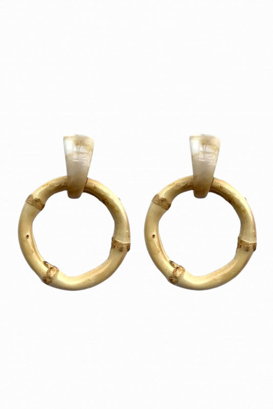 BAMBUCCI EARRINGS BLONDE