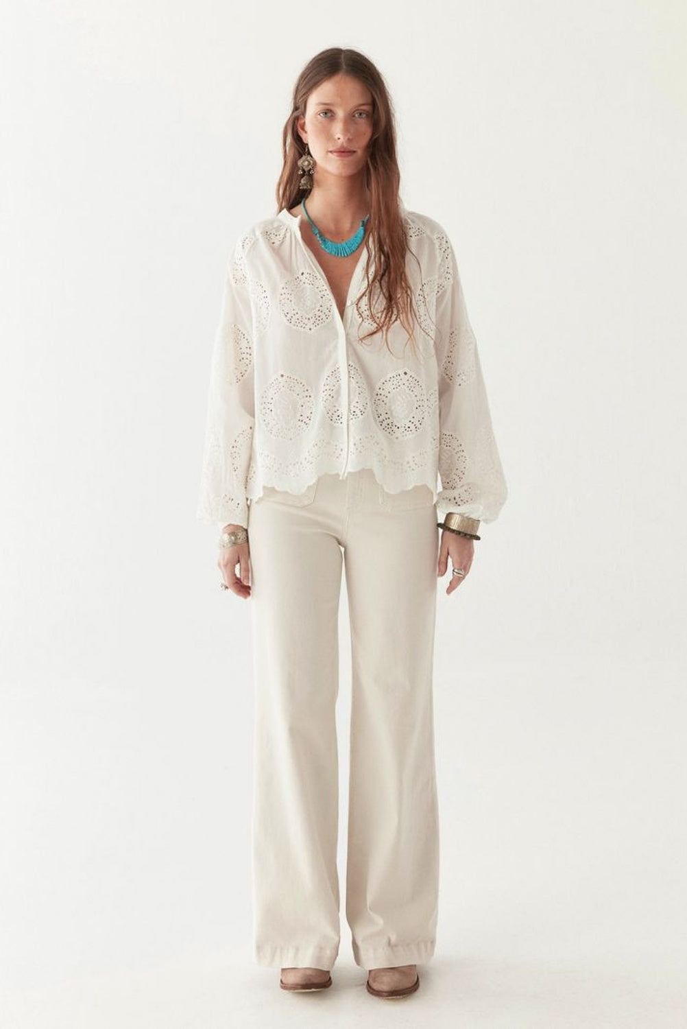 MAISON HOTEL MARGARET BLOUSE BATH ROSE