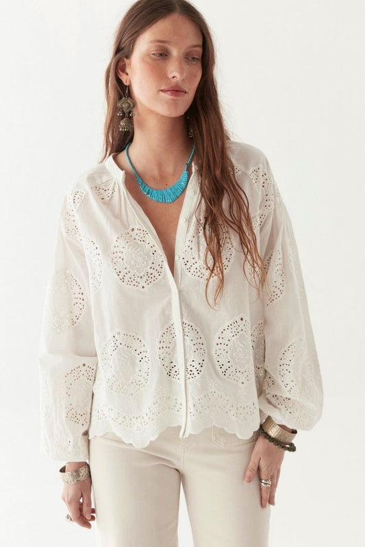 MAISON HOTEL MARGARET BLOUSE BATH ROSE