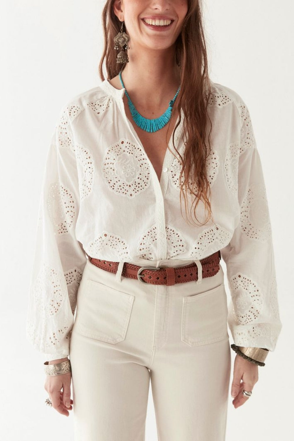 MAISON HOTEL MARGARET BLOUSE BATH ROSE