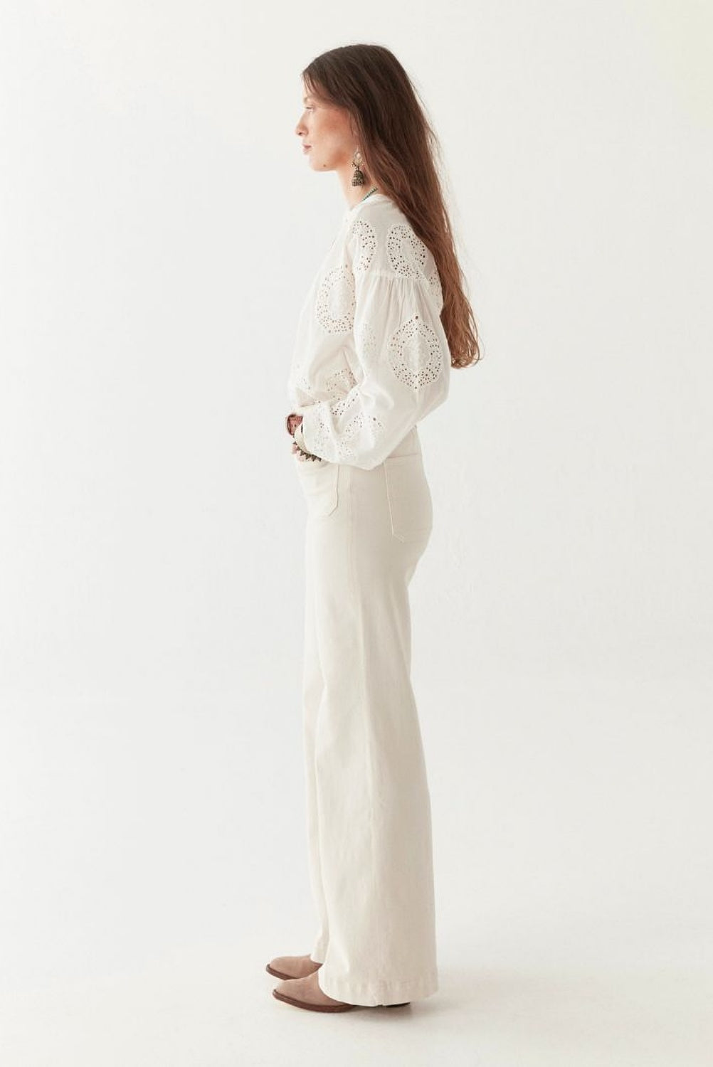 MAISON HOTEL MARGARET BLOUSE BATH ROSE