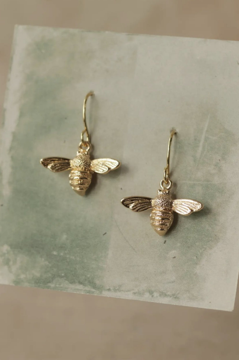 SILK PURSE GOLD BUMBLEBEE EARRINGS