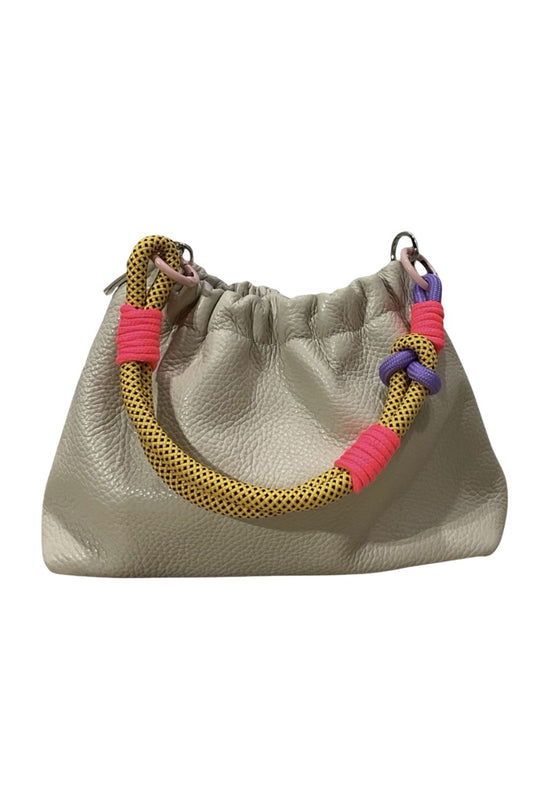 PLISSA DUMPLING BAG BEIGE