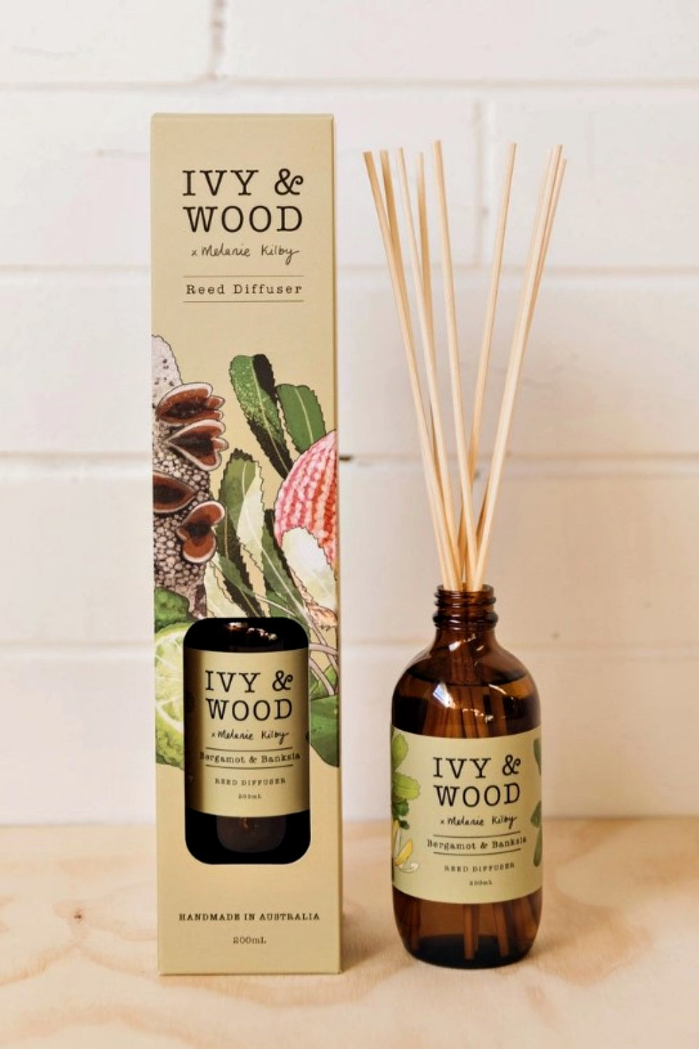 IVY + WOOD BERGAMOT + BANKSIA REED DIFFUSER