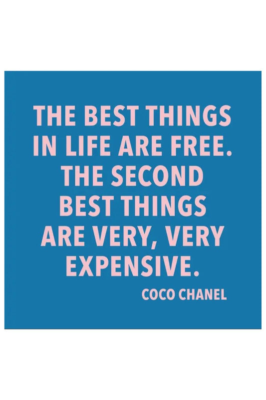 SOIREE SISTERS BEST THINGS IN LIFE NAPKINS