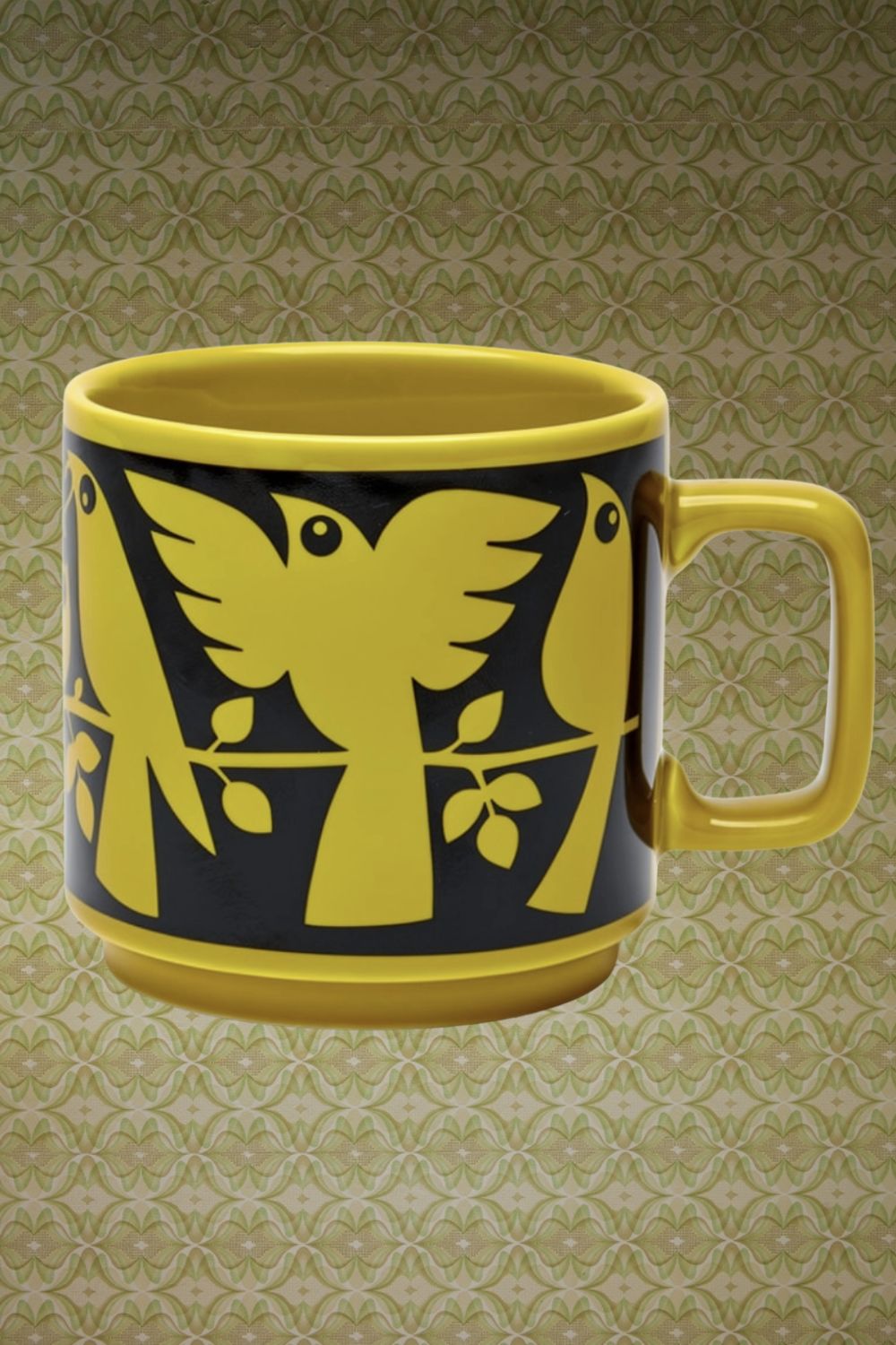 MAGPIE X HORNSEA BIRD MUG CHARTREUSE