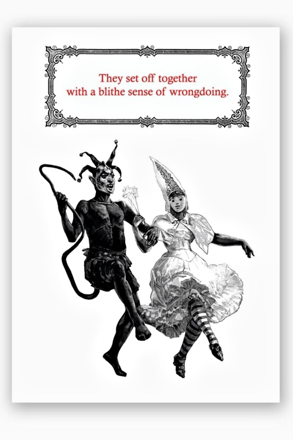 THE MINCING MOCKINGBIRD BLITHE SENSE GREETING CARD – therosellestore.com.au