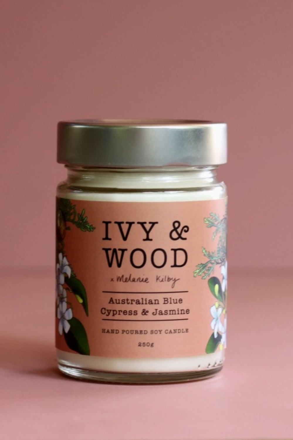 IVY + WOOD AUSTRALIAN BLUE CYPRESS + JASMINE CANDLE