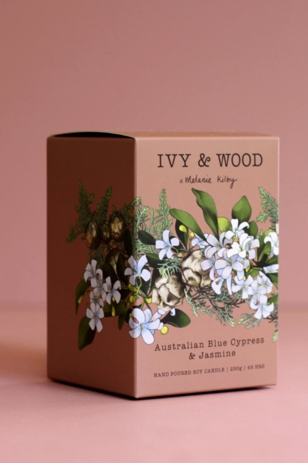 IVY + WOOD AUSTRALIAN BLUE CYPRESS + JASMINE CANDLE