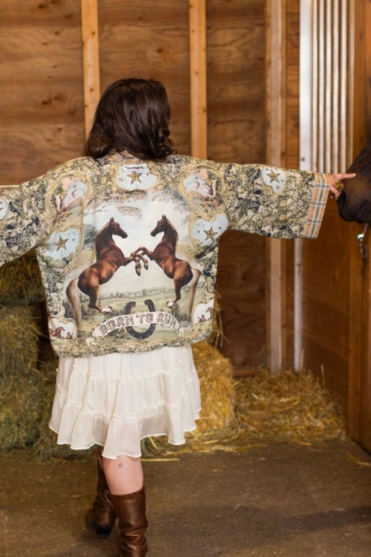 PRE-ORDER MARKET OF STARS BORN TO RUN CROPPED KIMONOS