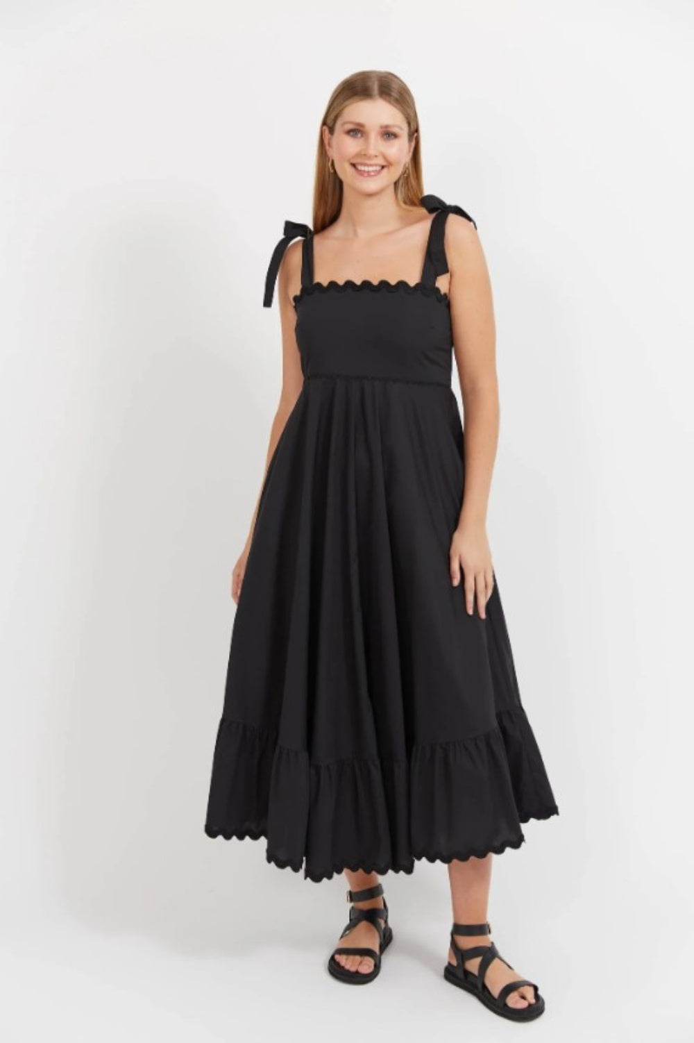 HAVEN BRASILIA TIE MAXI DRESS