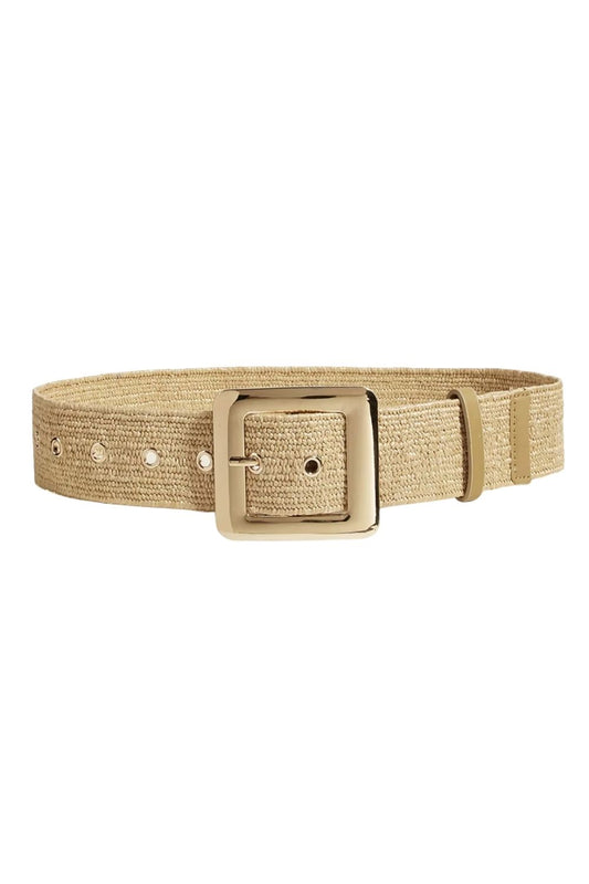 BRONTE STRETCH BELT NATURAL
