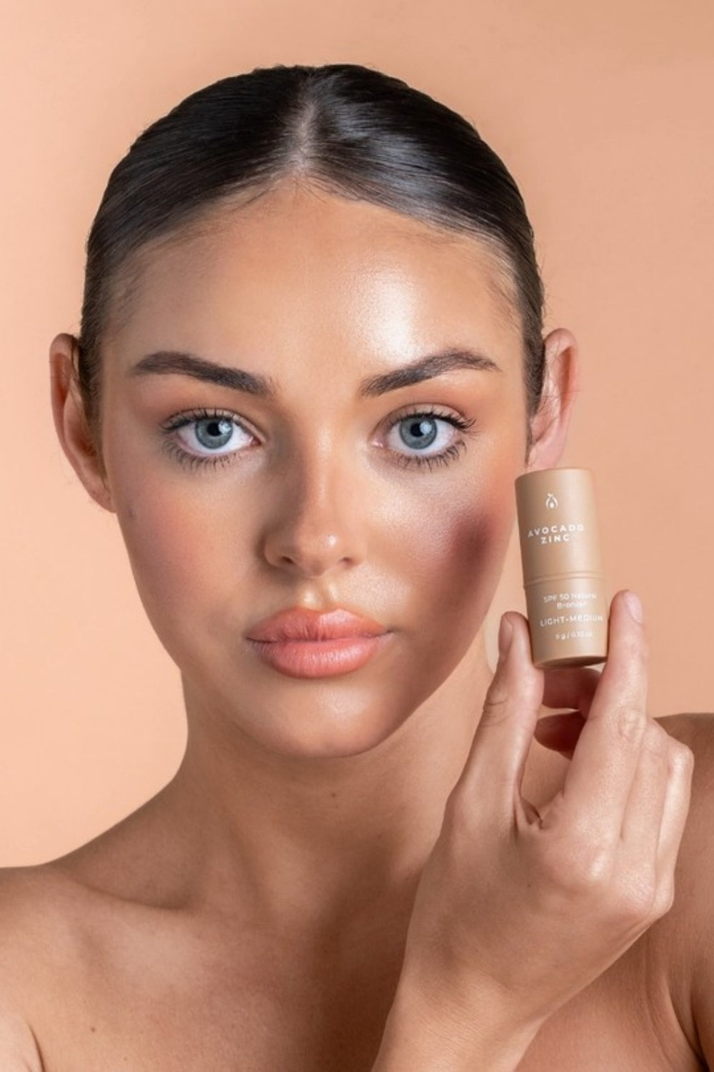 AVOCADO ZINC NATURAL BRONZER SPF50 LIGHT MEDIUM