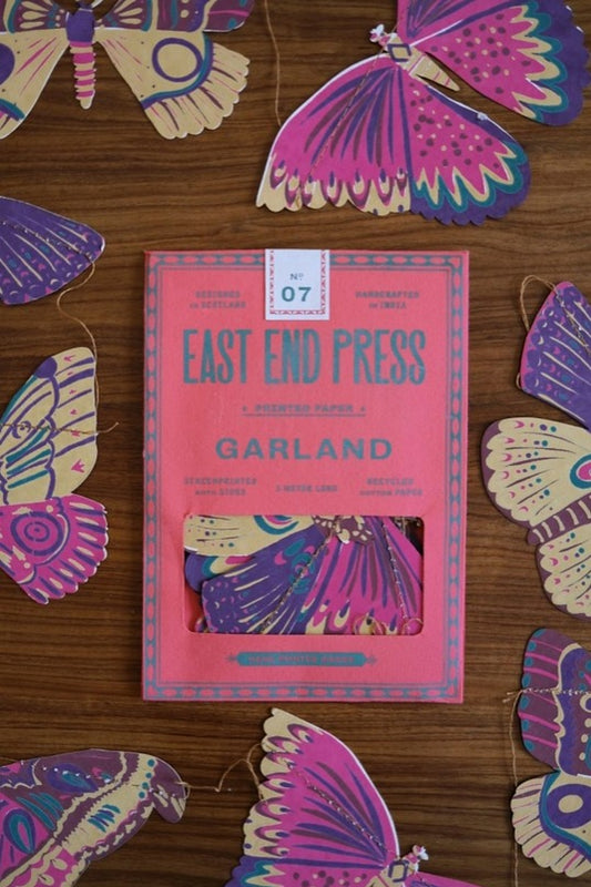 EAST END PRESS BUTTERFLY GARLAND