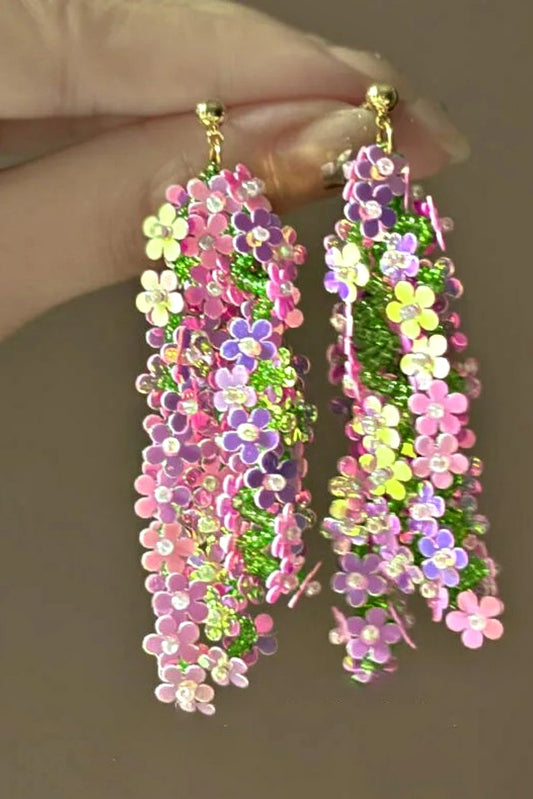 FLORAL CASCADE EARRINGS