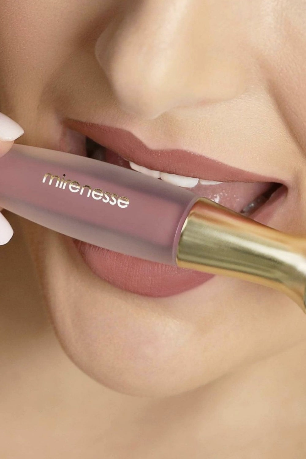 MIRENESSE VELVET MATTE 12 HOUR LIQUID LIP COLOUR CHIFFON