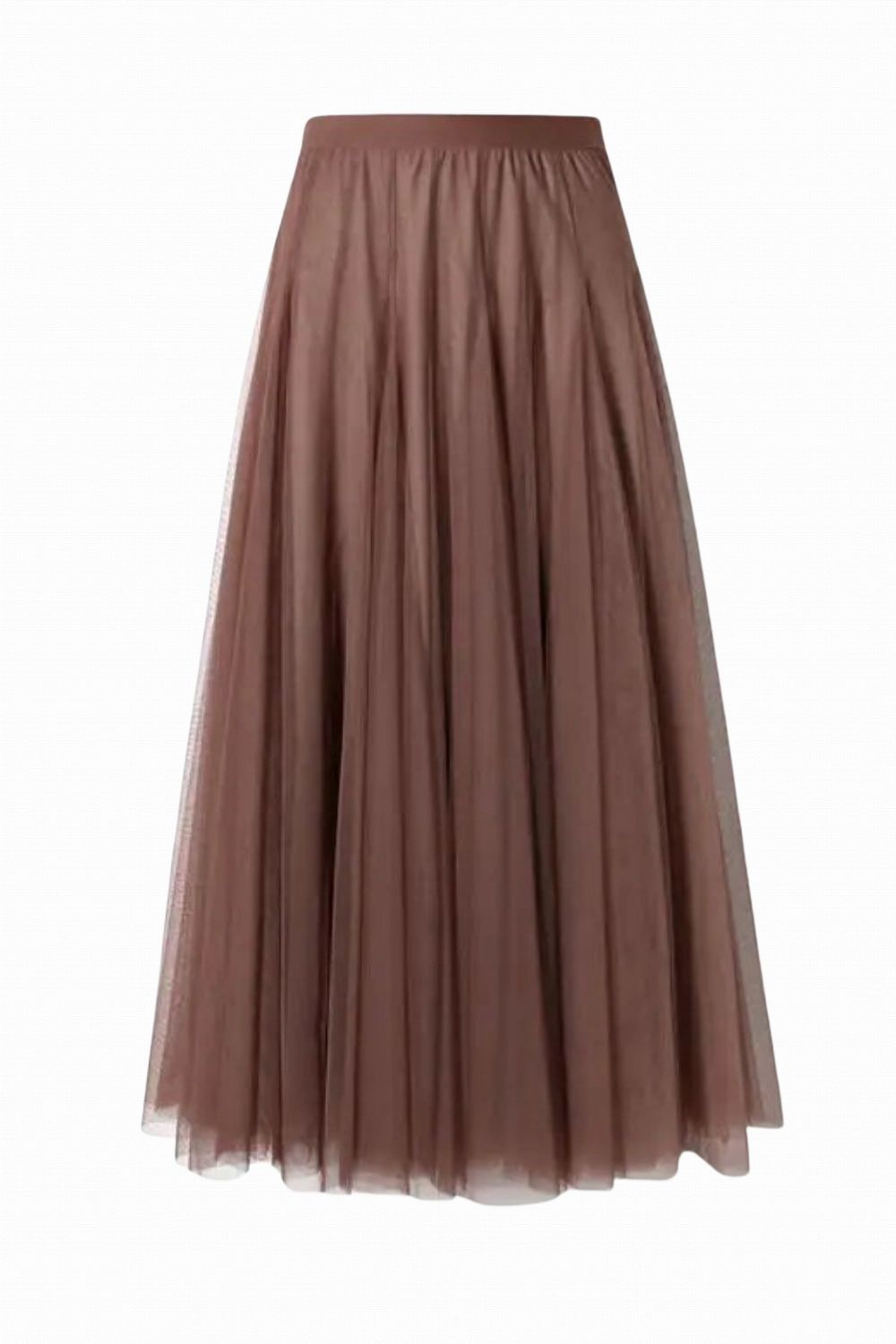 LOST + FOUND TANGO FOXTROT TULLE SKIRT CHOCOLATE